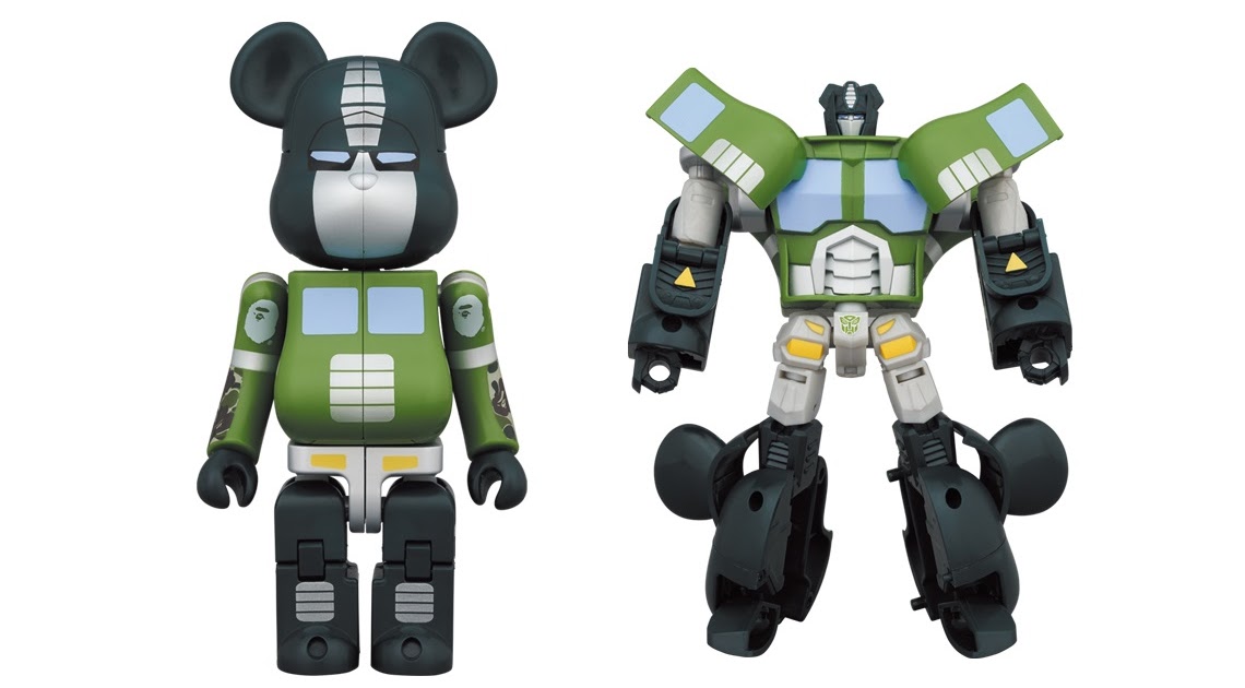 A BATHING APE X BE@RBRICK X TRANSFORMERS